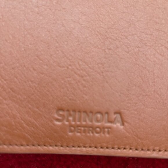 NEW - SHINOLA PREMIUM LEATHER MEDIUM JOURNAL COVER & NOTEBOOK - BRITISH TAN - Picture 7 of 8